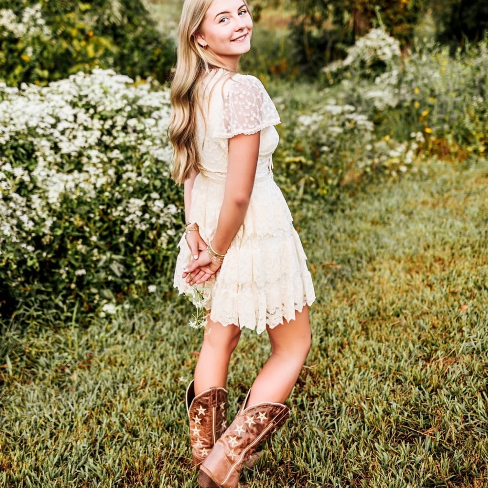 Altar'd State Leighton Lace Mini Dress